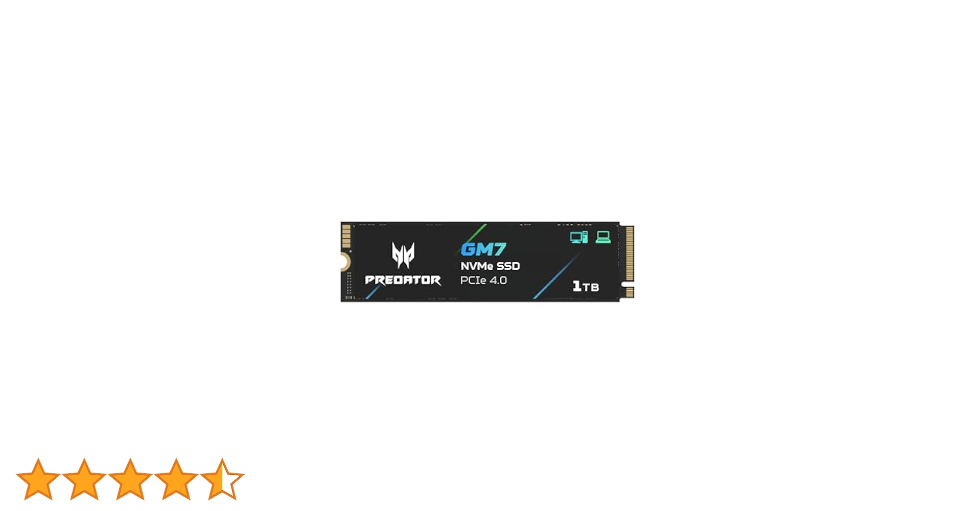 メモリー Predator GM7 1TB SSD M.2 PCIe Acer Predator 1TB GM7 BL.9BWWR.118 M.2 2280 PCIe Gen4 x4 SSD